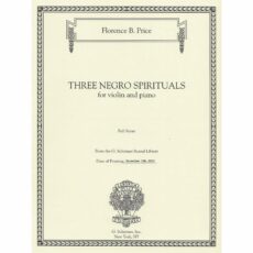Price -- Three Negro Spirituals for Violin and Piano