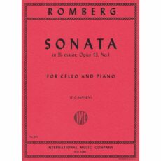 Romberg -- Sonata in B-Flat Major, Op. 43, No. 1 for Cello and Piano