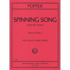 Popper -- Spinning Song, Op. 55, No. 1 for Cello and Piano