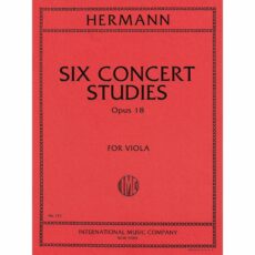 Hermann -- Six Concert Studies for Viola