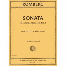 Romberg -- Sonata in E Minor, Op. 38, No. 1 for Cello and Piano