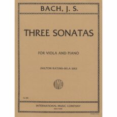 Bach -- Three Sonatas for Viola and Piano