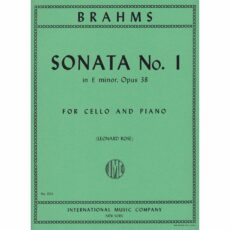 Brahms -- Sonata No. 1 in E Minor, Op. 38 for Cello and Piano