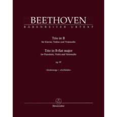 Beethoven -- Trio in B-flat Major, Op. 97 (Archduke) for Violin, Cello, and Piano