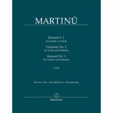 Martinu -- Concerto No. 1, H. 226 for Violin and Piano