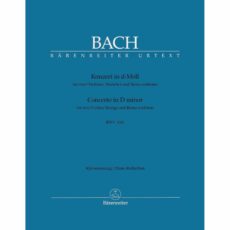 Bach -- Concerto in D Minor, BWV 1043 for Two Violins and Piano