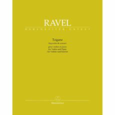 Ravel -- Tzigane for Violin and Piano