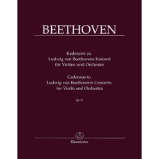Beethoven -- Cadenzas to Ludwig van Beethoven's Concerto for Violin and Orchestra