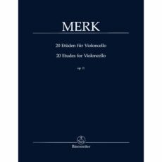 Merk -- 20 Etudes, Op. 11 for Cello