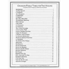 Canadian Fiddle Tunes for Violin, Viola, or Cello