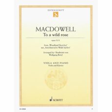 MacDowell -- To a Wild Rose, Op. 51/1 for Viola and Piano