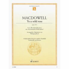 MacDowell -- To a Wild Rose, Op. 51/1 for Cello and Piano