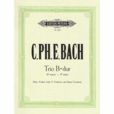 C.P.E. Bach -- Trio in B-Flat Major for Two Violins and Basso Continuo