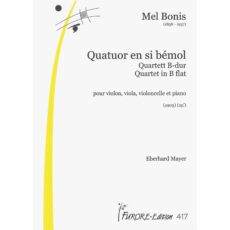Bonis -- Piano Quartet in B-flat Major