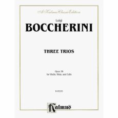 Boccherini -- Three Trios, Op. 38 for Violin, Viola, and Cello