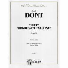 Dont -- Thirty Progressive Exercises, Op. 38 for Two Violins