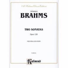 Brahms -- Two Sonatas, Op. 120 for Viola and Piano
