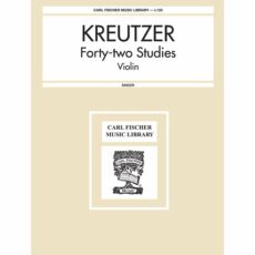 Kreutzer -- Forty-Two Studies for Violin