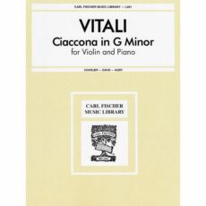 Vitali -- Chaconne in G Minor for Violin and Piano