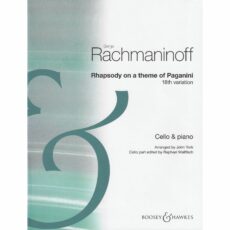 Rachmaninoff -- 18th Variation from Rhapsody on a Theme of Paganini for Cello and Piano