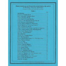 Processionals & Marches for String Quartet