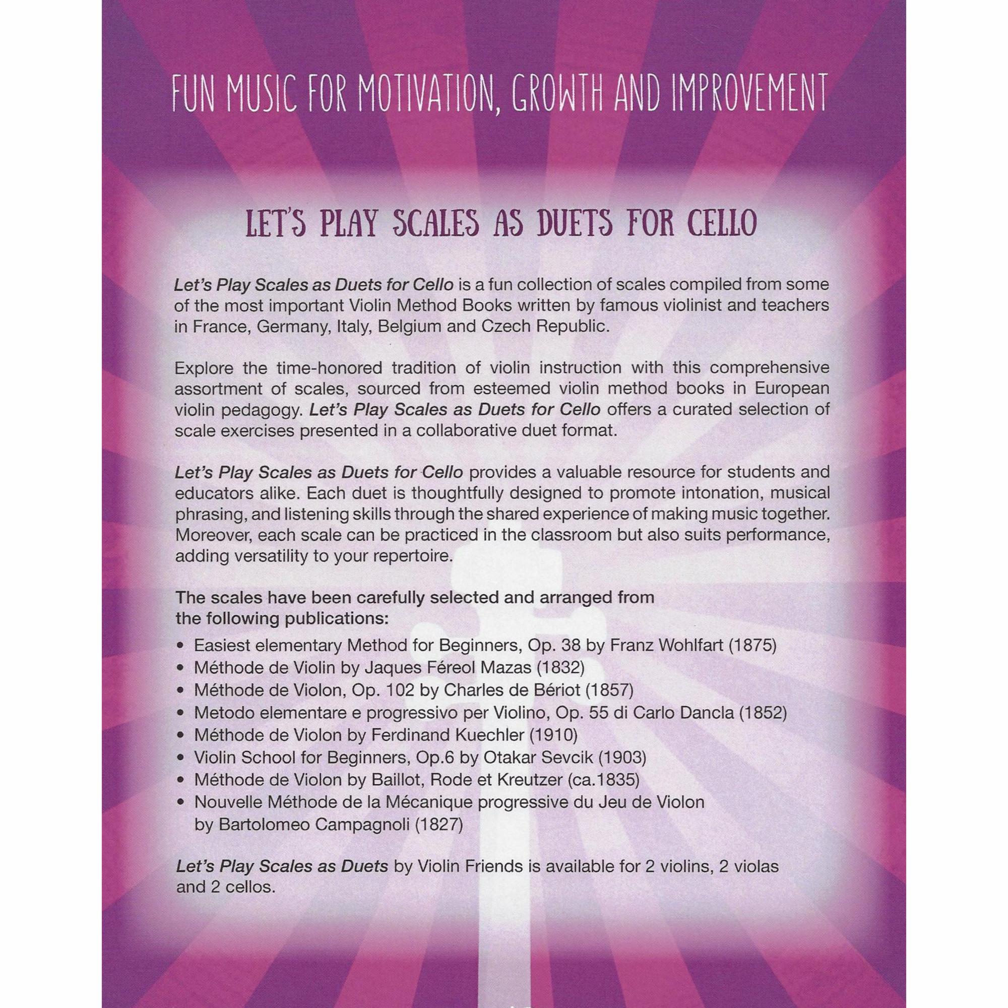 Violin Friends: Let's Play Scales as Duets for Violin, Viola, or Cello - Image 2