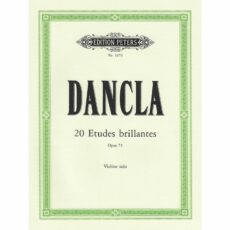 Dancla -- 20 Etudes Brillantes, Op. 73 for Violin
