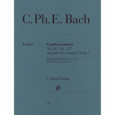 Bach, C. P. E -- Gamba Sonatas, Wq 88, 136 & 137 for Viola and Basso Continuo