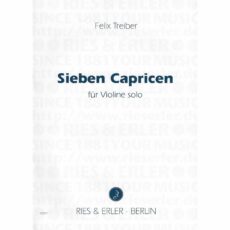 Treiber -- Seven Caprices for Violin Solo