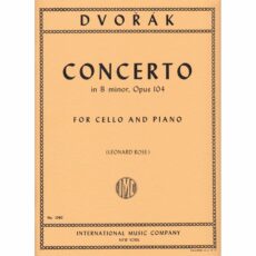 Dvorak -- Concerto in B Minor, Op. 104 for Cello and Piano