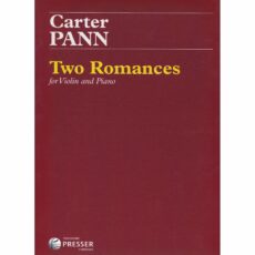 Pann -- Two Romances for Violin and Piano