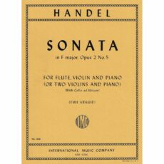 Handel -- Sonata in F Major, Op. 2, No. 5 for Two Violins and Piano