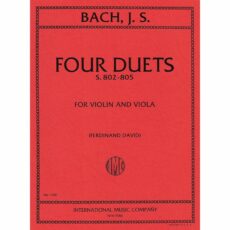 Bach -- Four Duets, S. 802-805 for Violin and Viola