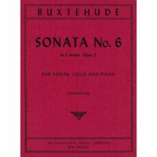 Buxtehude -- Sonata No. 6 in E Major, Op. 2 for Piano Trio
