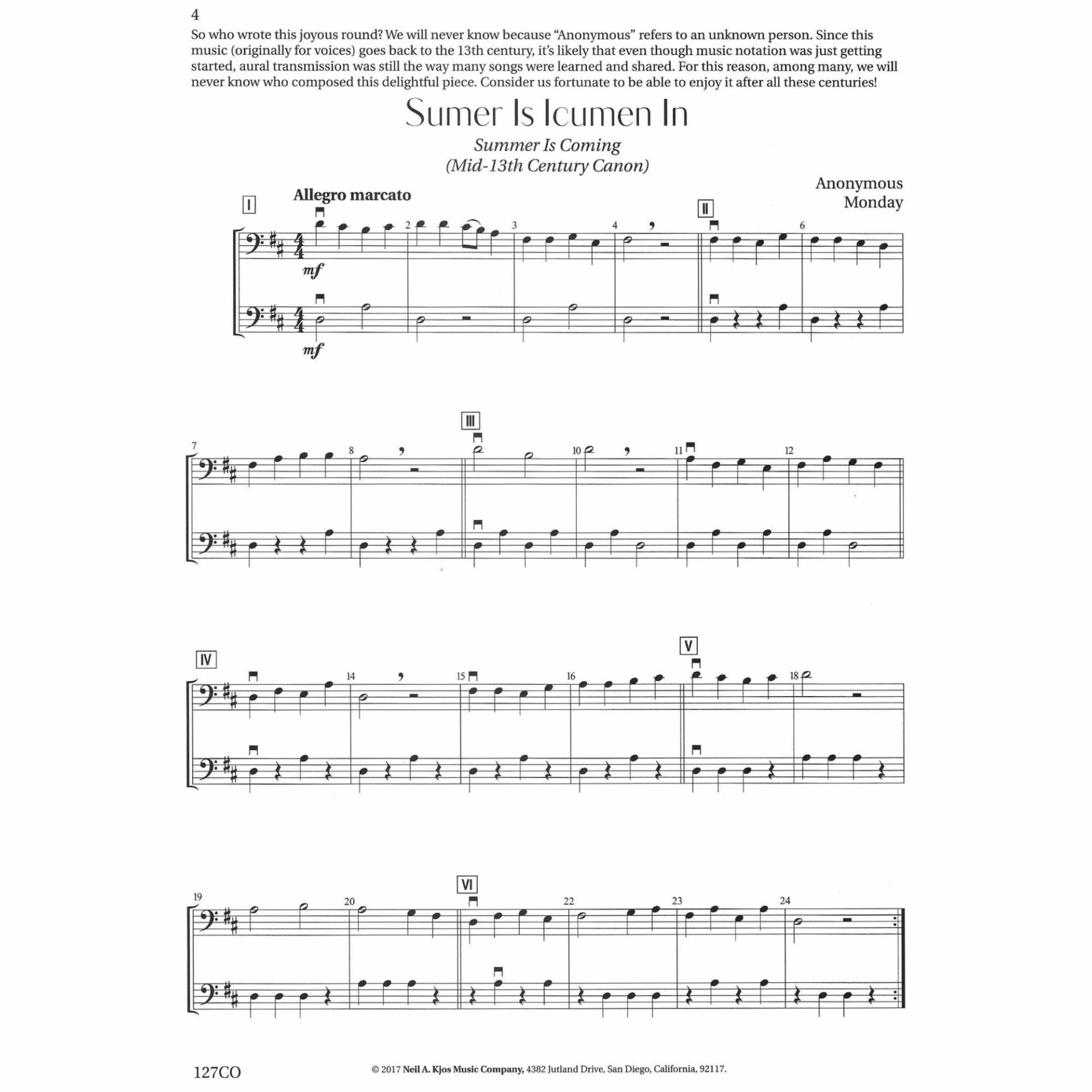 Sample: Cello (Pg. 4)