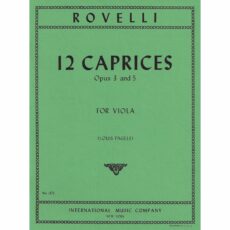 Rovelli -- 12 Caprices, Op. 3 & 5 for Viola