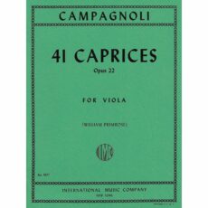 Campagnoli -- 41 Caprices, Op. 22 for Viola