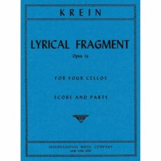 Krein -- Lyrical Fragment, Op. 1a for Four Cellos
