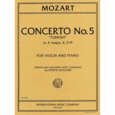 Mozart -- Concerto No. 5 in A Major, K. 219 'Turkish' for Violin and Piano