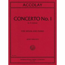Accolay -- Concerto No. 1 in A Minor for Violin and Piano