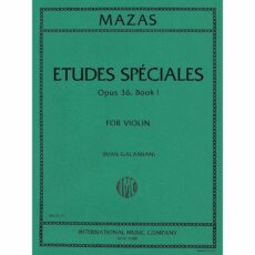 Mazas -- Etudes Speciales and Brilliantes, Op. 36 for Violin