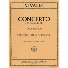 Vivaldi -- Concerto in B-flat Major, RV 547 for Violin, Cello, and Piano