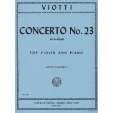 Viotti -- Concerto No. 23 in G Major for Violin and Piano