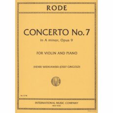 Rode -- Concerto No. 7 in A Minor, Op. 9 for Violin and Piano