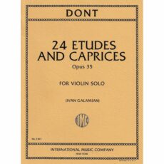 Dont -- 24 Etudes and Caprices, Op. 35 for Violin