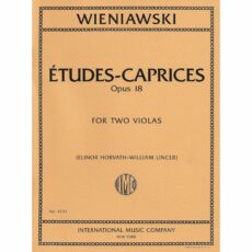 Wieniawski -- Etudes-Caprices, Op. 18 for Two Violas