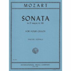 Mozart -- Sonata in D Major, K. 381 for Four Cellos