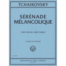 Tchaikovsky -- Serenade Melancolique, Op. 26 for Violin and Piano