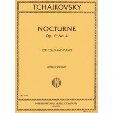 Tchaikovsky -- Nocturne, Op. 19, No. 4 for Cello and Piano