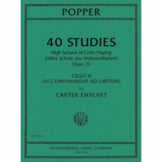 Popper -- Accompaniment to The High School of Cello Playing, Op. 73 for Cello
